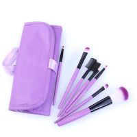 Set de 7 perii de machiaj violet