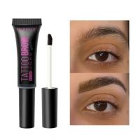 Nuanță semi-permanentă pentru sprâncene Gel impermeabil pentru sprâncene cu efect de tatuaj pentru sprâncene Cremă peel off de lungă durată pentru îmbunătățirea sprâncenelor negru