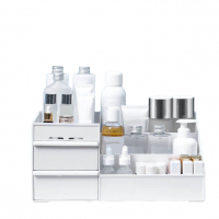 Organizator de machiaj 29 x 18 x 13 cm alb