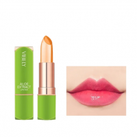 Ruj hidratant cu Aloe Vera Balsam hrănitor de lungă durată Gloss de buze care schimbă culoarea Orange red