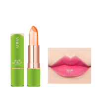 Ruj hidratant cu Aloe Vera Balsam hrănitor de lungă durată Gloss de buze care schimbă culoarea Pink