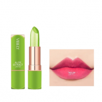 Ruj hidratant cu Aloe Vera Balsam hrănitor de lungă durată Gloss de buze care schimbă culoarea Ruby red