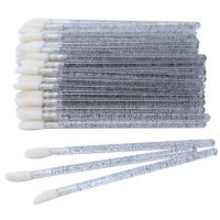 Set aplicatoare pentru buze si gene 50 buc P3311 negru