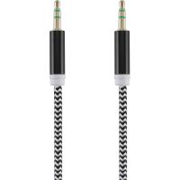 Cablu audio Tellur Basic, Jack 3.5 mm, 1 m, Negru
