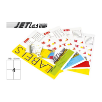 Etichete Color Autoadezive 4/a4, 105 X 148,5 Mm, 25 Coli/top, Jetlascop - Verde