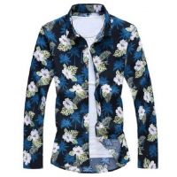 Cămașă bărbătească cu flori F626 XXL 5