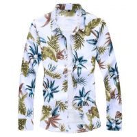 Cămașă bărbătească cu flori F626 XXL 8