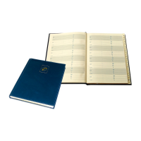 Agenda Telefonica A5, 96 File, Margini Aurite, Aurora