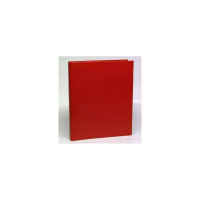 Caiet Mecanic 2 Inele - D25mm, Coperti Carton Plastifiat Pvc, A4, Aurora - Rosu