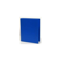Caiet Mecanic 2 Inele - D25mm, Coperti Carton Plastifiat Pvc, A5, Aurora - Albastru