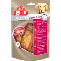 8IN1 Gustări Fillets Pro Skin &amp; Coat 80 g