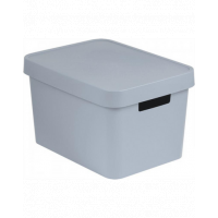 CURVER Cutie depozitare cu capac INFINITY 17 L gri deschis