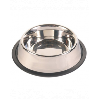 TRIXIE Bol metalic cu bază cauciucată 1,8 L / 20cm