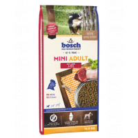 BOSCH Mini Adult Hrana uscata caini adulti de talie mica, cu miel si orez 15 kg
