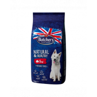 BUTCHER'S Natural&amp;Healthy hrana uscata pentru caini adulti, cu vita 3 kg