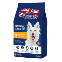 BUTCHER'S Natural&amp;Healthy hrana uscata pentru caini adulti, cu pui 10 kg