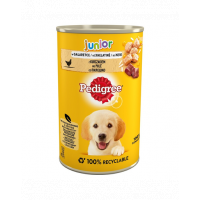 PEDIGREE Junior cu Pui in Aspic 24 x 400 g