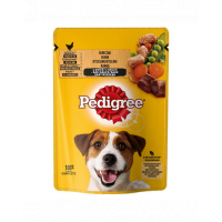 PEDIGREE Hrană umedă cu pui și legume/vită și legume 24 x 100 g