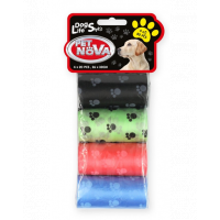PET NOVA Dog Lifestyle Pungi excremente, 4 role x 20 buc
