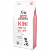 BRIT Care Mini Grain Free Mini Puppy Lamb hrana uscata caini juniori talie mica, cu miel 2 kg