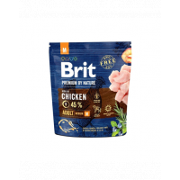 BRIT Premium By Nature Adult Medium M Hrana uscata pentru caini adulti de talie medie, cu pui 1 kg