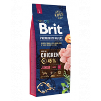 BRIT Premium By Nature Hrana uscata pentru catei de talie mare, de la 1 la 24 luni 15 kg