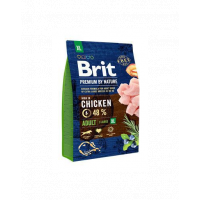 BRIT Premium By Nature Adult Hrana uscata pentru caini adulti de talie mare 3 kg