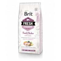 BRIT Fresh Puppy Hrana uscat catei, cu pui si cartofi 2,5 kg
