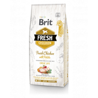 BRIT Fresh Adult Hrana uscata caini, cu pui si cartofi 12 kg