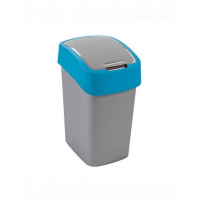 CURVER Cos pentru gunoi &quot;FLIP BIN&quot; 9 L argintiu / albastru