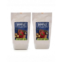 SIMPLY FROM NATURE Hrana uscata pentru caini, coapta la cuptor, cu somon si carne de cal 2x1,2 kg