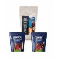 SIMPLY FROM NATURE Hrana uscata coapta in cuptor, caprioara 1,2 kg + recompense naturale pentru caini