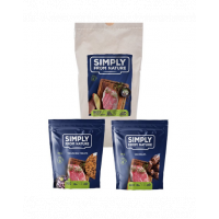 SIMPLY FROM NATURE Hrana uscata coapta la cuptor, cu vita 1,2 kg + recompense naturale cu vita