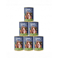 SIMPLY FROM NATURE Hrana umeda pentru caini, cu fazan si morcovi 6 x 400 g