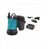 GARDENA Pompa submersibila de apa, cu baterie, fara fir 2000/2 18V P4A