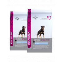 EUKANUBA Breed Specific Hrana uscata pentru cainii adulti rasa Rottweiler 24 kg (2 x 12 kg)