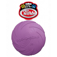 PET NOVA DOG LIFE STYLE Frisbee pentru caini, din cauciu 15cm, violet