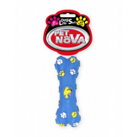 PET NOVA DOG LIFE STYLE Jucarie os pentru caini, albastru 15cm