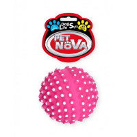 PET NOVA DOG LIFE STYLE Mingea arici pentru caini, roz, 6,5 cm