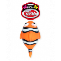 PET NOVA DOG LIFE STYLE Jucarie din cauciuc pentru caini, pestele Nemo 13,5cm