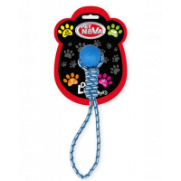 PET NOVA DOG LIFE STYLE MInge cu sfoara pentru caini, albastru, aroma de menta, 40cm