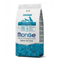 MONGE Hypoallergenic Dog hrană uscată pentru câini, cu somon și ton 2,5 kg