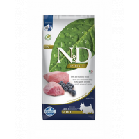 FARMINA N&amp;D Adult Mini Lamb&amp;Blueberry hrana uscata caini adulti de talie mica, miel si afine 7 kg