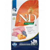 FARMINA N&amp;D Hrana pentru caini adulti talie medie sau mare, cu dovleac, miel si afine 2,5 kg