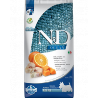 FARMINA N&amp;D Ocean Dog Adult Mini cod, dovleac și portocală 7 kg