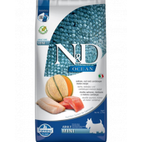 FARMINA N&amp;D Ocean - Hrană pentru câini adulți de talie mică - somon, cod și pepene galben - 7 kg
