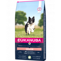 EUKANUBA Dry Base Senior Small &amp; Medium Breeds Lamb &amp; Rice hrana uscata caini seniori talie mica/medie 2.5 kg