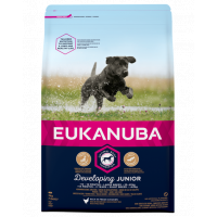 EUKANUBA Developing Junior Large Breed hrana uscata caini juniori talie mare, bogat in pui 3kg