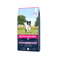 EUKANUBA Dog Puppy Small &amp; Medium Breed Lamb &amp; Rice hrana uscata caini juniori talie mica/medie, miel si orez 12 kg