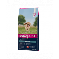 EUKANUBA Dog Base Adult Small &amp; Medium Breeds Salmon &amp; Barley hrana uscata caini adulti talie mica/medie, cu somon si orz 12 kg